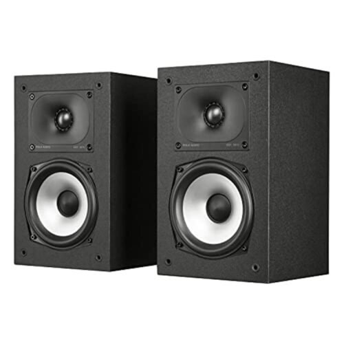 Polk Monitor XT15 Pair of Bookshelf or Surround Speakers - Hi-Res Audio Certified, Dolby Atmos & DTS:X Compatible, 1" Terylene Tweeter & 5.25" Dynamically Balanced Woofer (Pair,...
