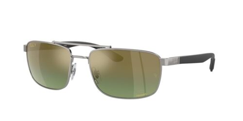 Ray-Ban Rb3737ch Chromance Rectangular Sunglasses