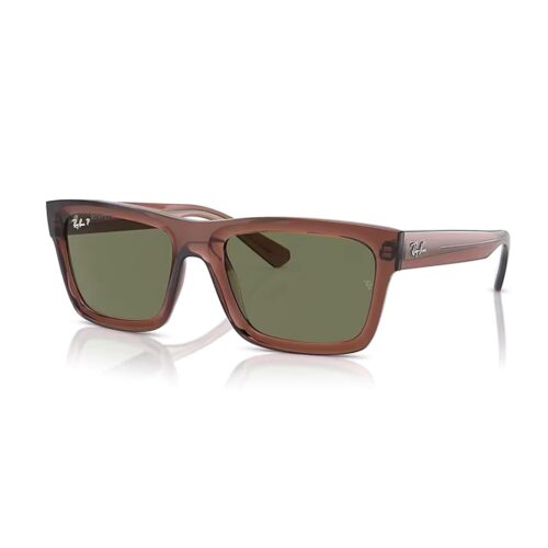 Ray-Ban RB4396 Warren Rectangular Sunglasses for Men for Women + BUNDLE With Designer iWear Complimentary Eyewear Kit