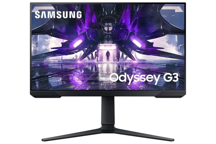 Samsung 27” Odyssey G30A Gaming Computer Monitor, FHD LED Display, 144Hz, 1ms, FreeSync Premium, Adjustable, Borderless Design (LS27AG302NNXZA), Black