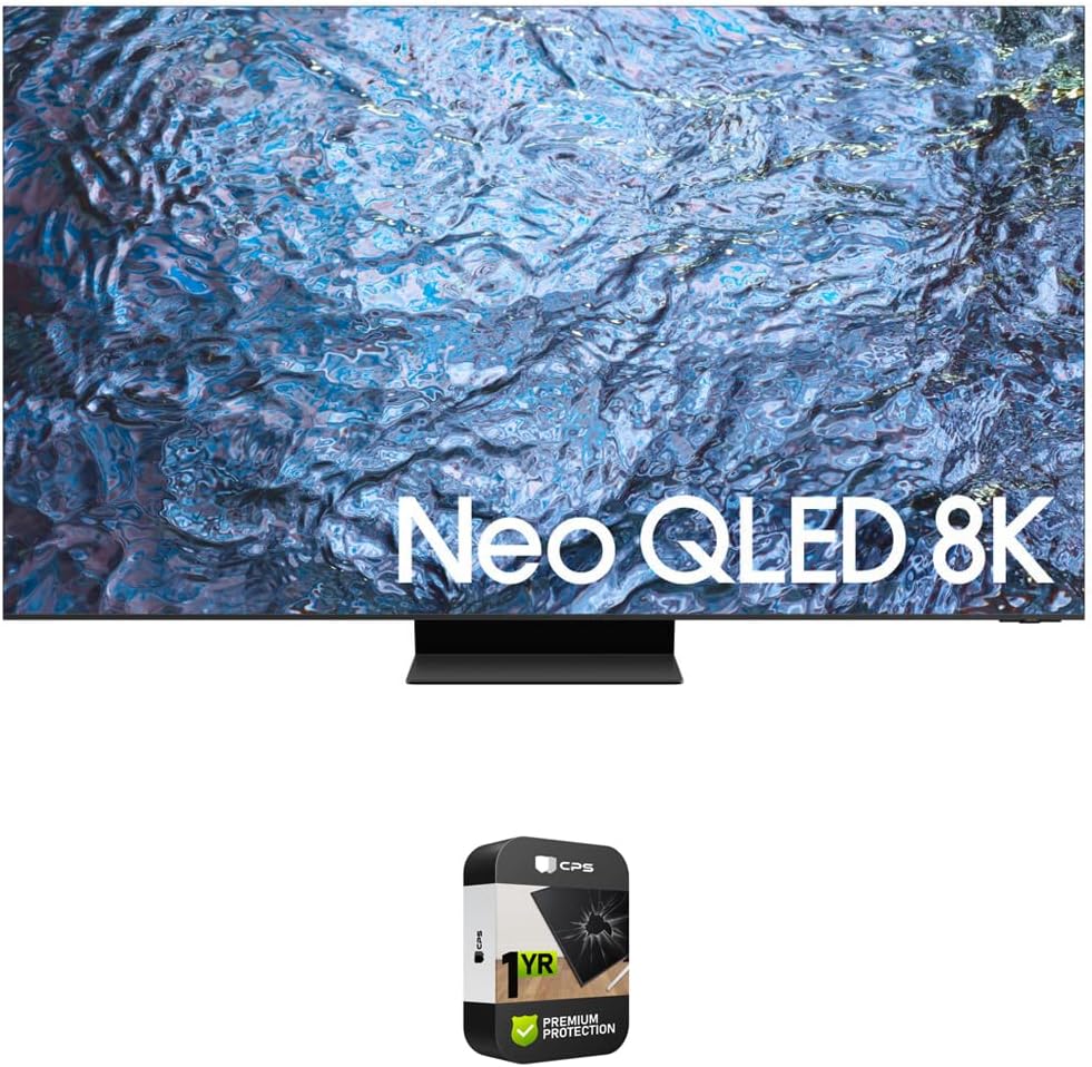 SAMSUNG QN75QN900C 75 Inch Neo QLED 8K Smart TV Bundle with 1 YR CPS Enhanced Protection Pack (2023 Model)