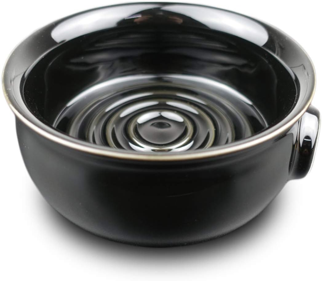 Shaving Soap Bowl For Men, Easier to Lather Black