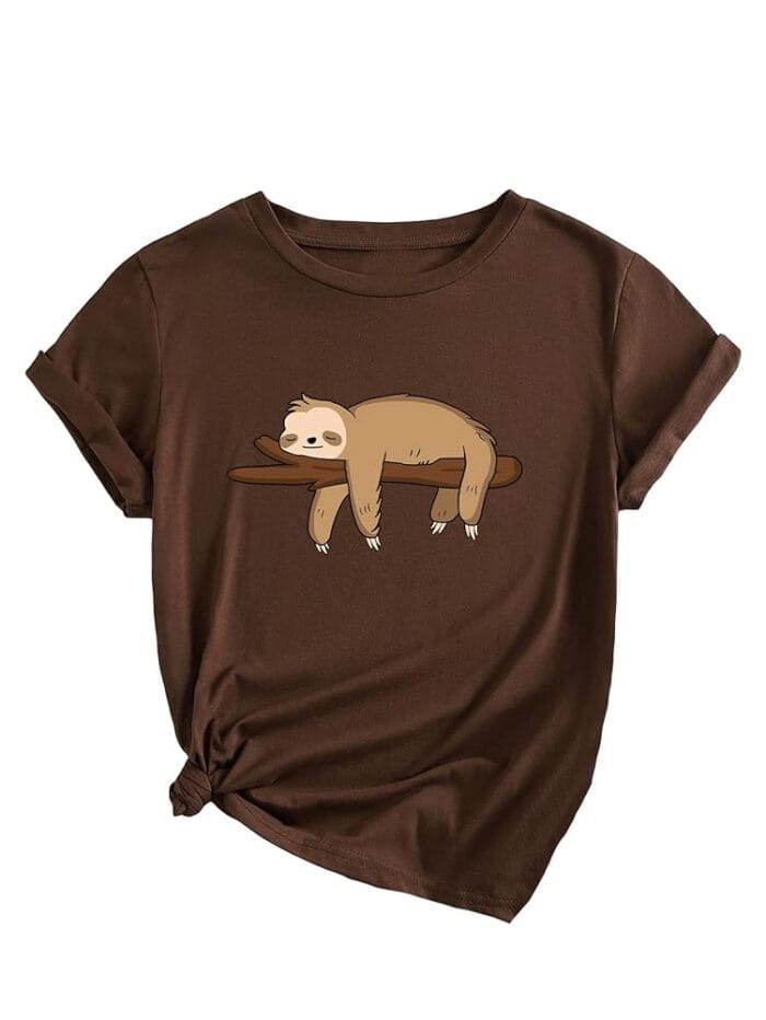 SOLY HUX Women's Cute Graphic Tees Cartoon Casual Summer Tops Short Sleeve T Shirts