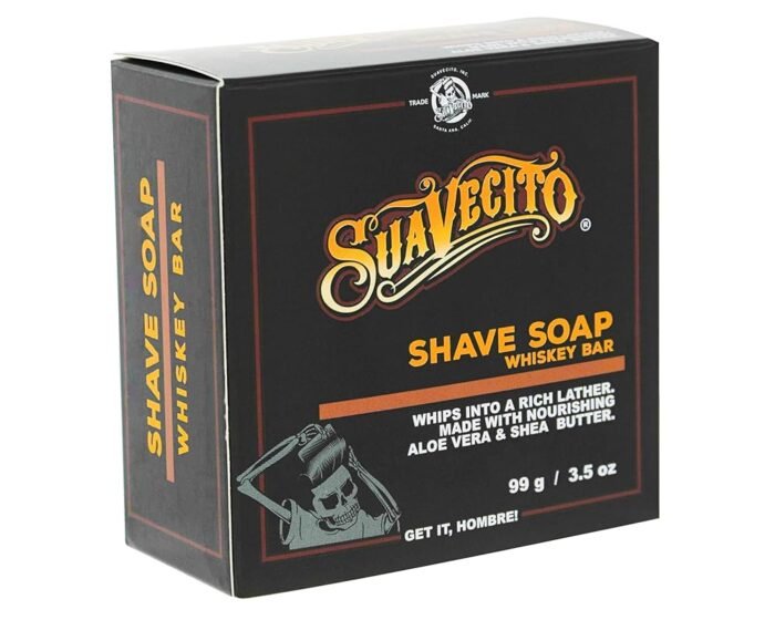 Suavecito Shave Soap Whiskey Bar Men's Face Grooming Shaving