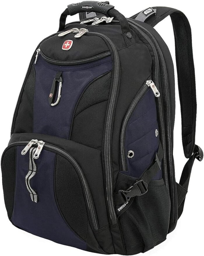 SwissGear 1900 Scansmart TSA 17 Laptop Backpack, Blue/Black, 19-Inch