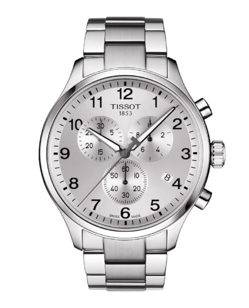 Tissot mens Tissot Chrono XL Stainless Steel Casual Watch Grey T1166171103700