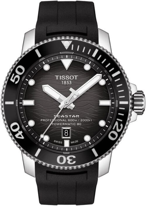 Tissot Seastar PRO 2K PW80 SS BK RB GY IND