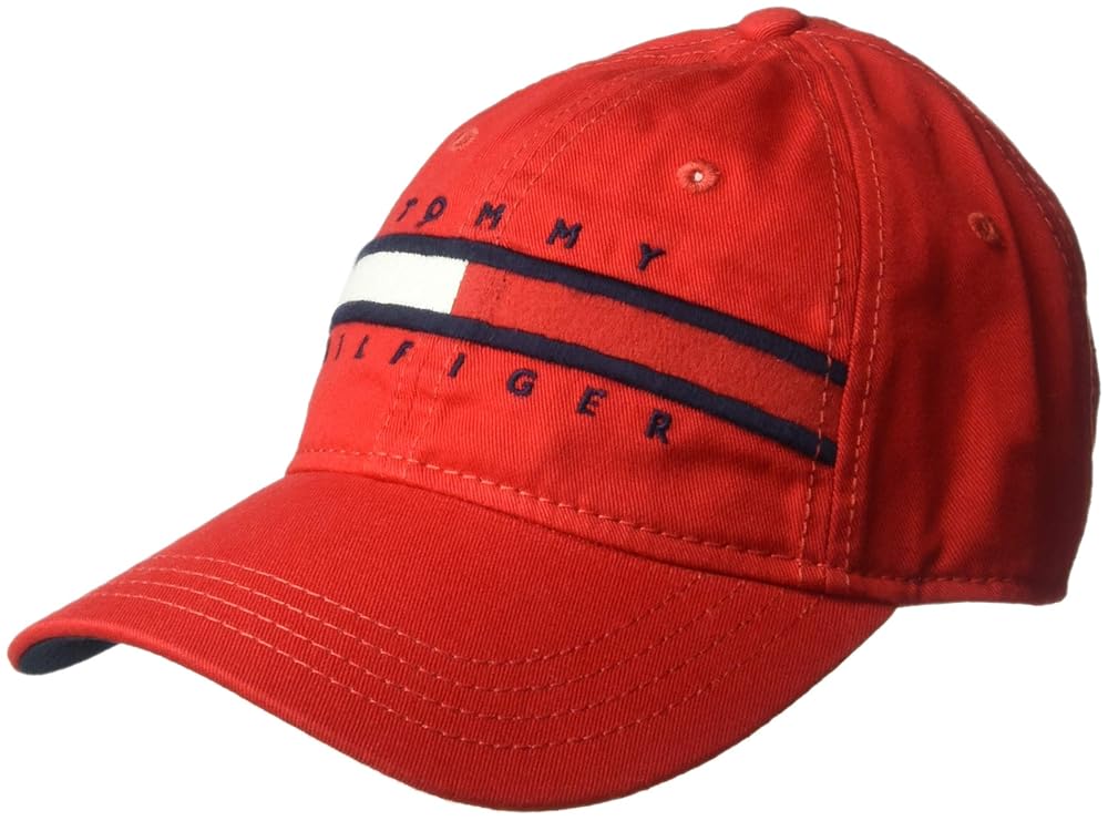 Tommy Hilfiger Men’s Cotton Avery Adjustable Baseball Cap