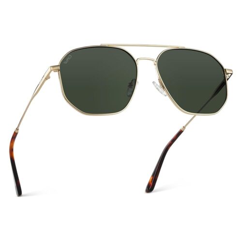 WearMe Pro Premium Quality Aviator Sunglasses for Men - Lightweight Durable Design with UV Protection