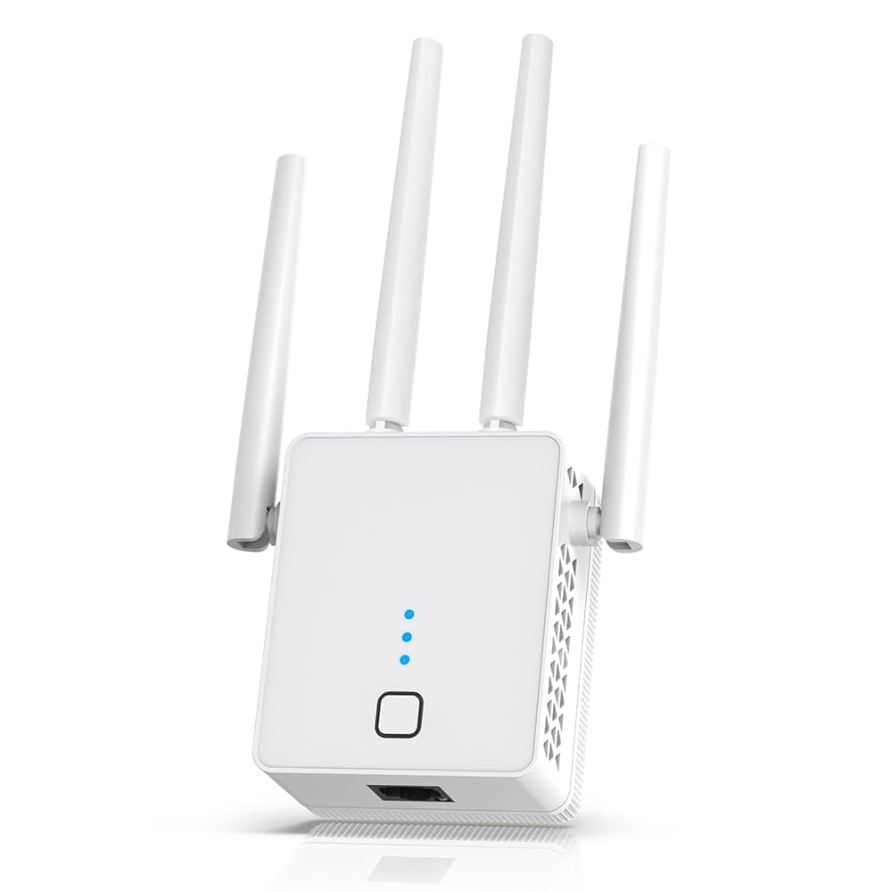 WiFi Extender, 2024 Fastest WiFi Booster 1200Mbps Dual Band (5GHz/2.4GHz) WiFi Extenders Signal Booster for Home, WiFi Repeater with Ethernet Port Covers up to 10000sq. ft and…