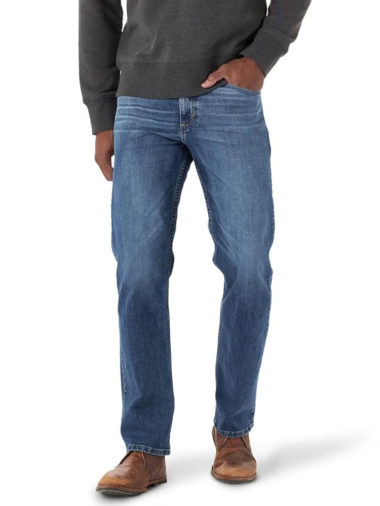 Wrangler Men’s Free to Stretch Relaxed Fit Jeans