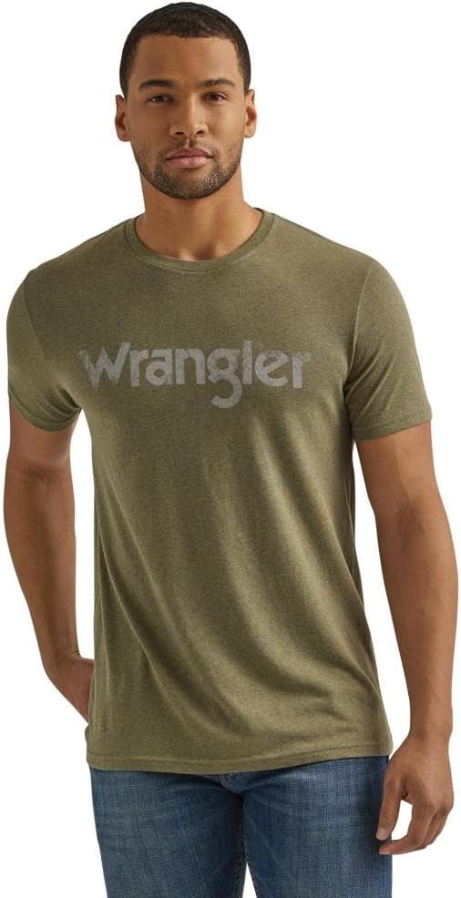 Wrangler Men’s Western Crew Neck Short Sleeve Tee Shirt