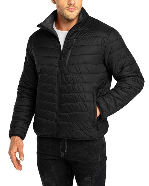 33,000ft Men's Puffer Jacket Lightweight Packable Winter Jacket