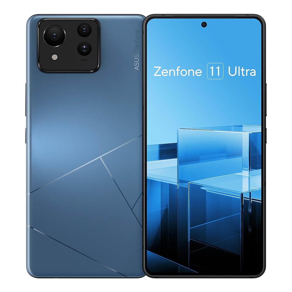 ASUS Zenfone 11 Ultra AI Smartphone, Android Unlocked, 12GB+256GB, US Version, 6.78” FHD+ AMOLED 120Hz Fast Display, 26-Hour Battery with 5500mAh, Stabilized Triple Camera, 5G…
