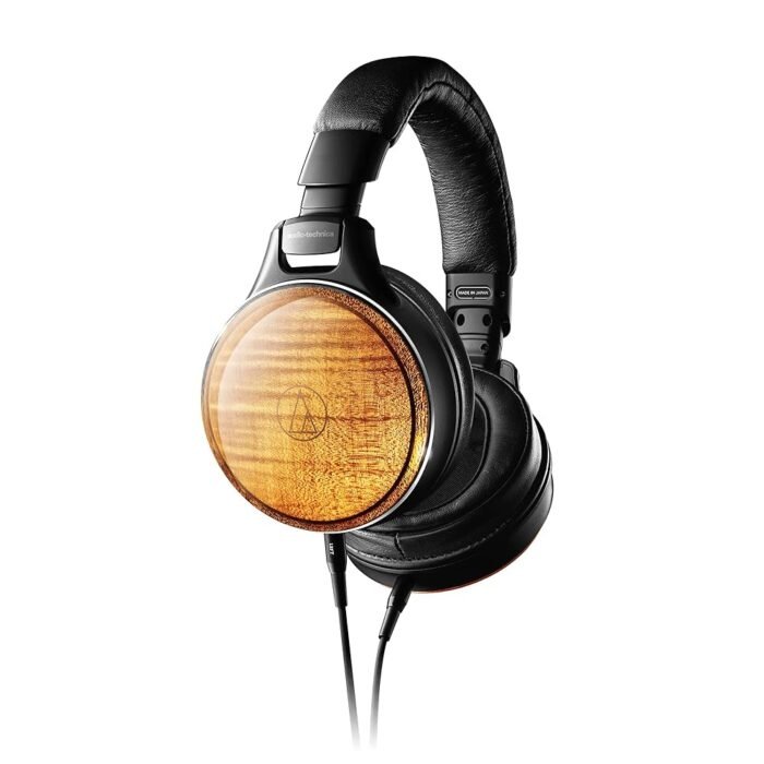 Audio-Technica ATH-WB LTD Wired Wooden Headphones 3-Layer Wood Housing Warm Analog Sound