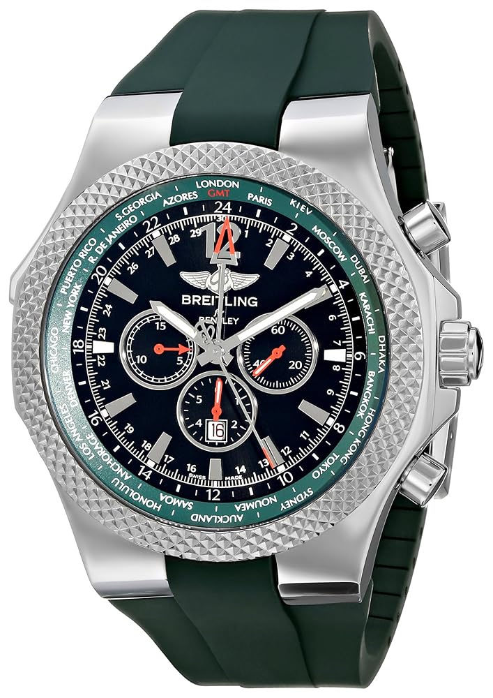 Breitling Men’s A47362S4-B919 Bentley GMT Chronograph Watch