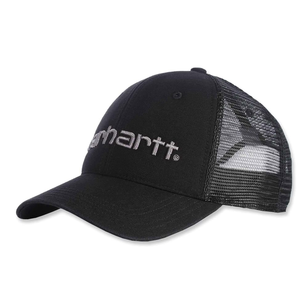 Carhartt Men’s Canvas Mesh-Back Logo Graphic Cap