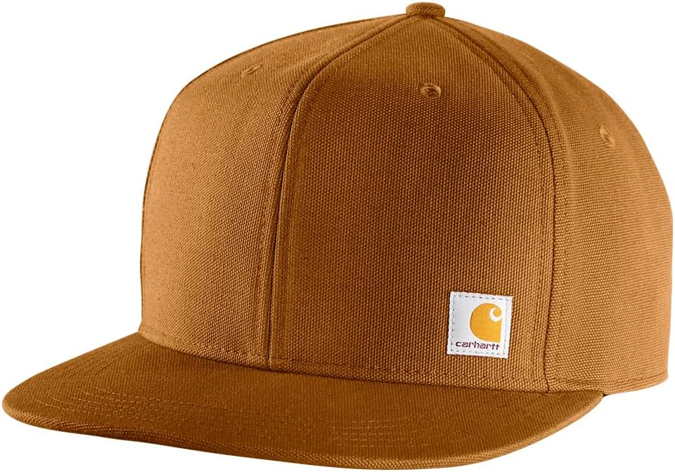 Carhartt Men’s Firm Duck Flat Brim Cap