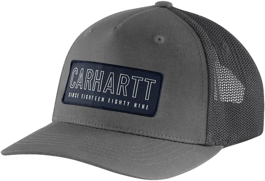 Carhartt Men’s Rugged Flex Canvas Mesh-Back 1889 Patch Cap