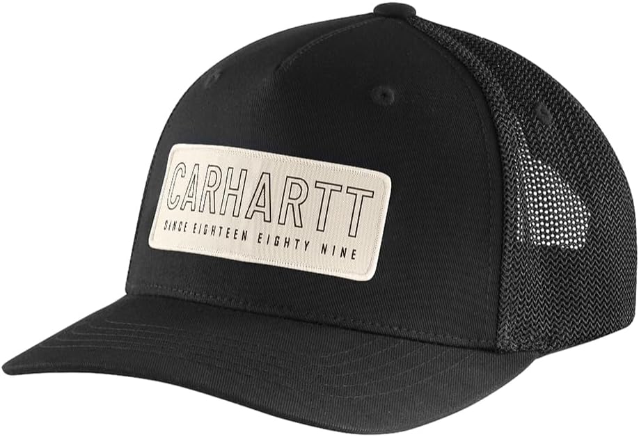 Carhartt Men’s Rugged Flex Canvas Mesh-Back 1889 Patch Cap