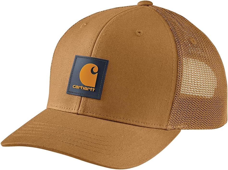 Carhartt Men’s Rugged Flex Twill Mesh-Back Logo Patch Cap