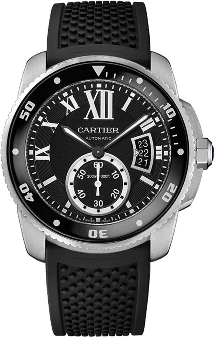 Cartier Men's W7100056 Analog Display Swiss Automatic Black Watch