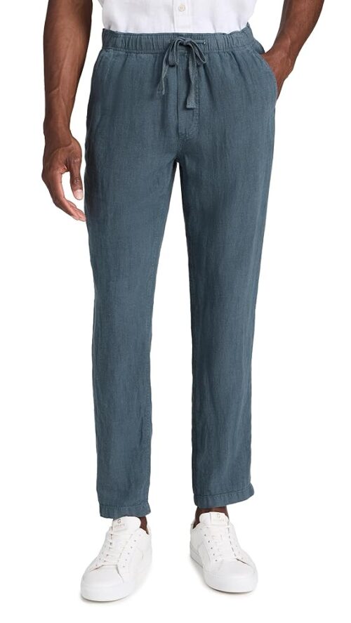 Faherty Men's Linen Drawstring Pants