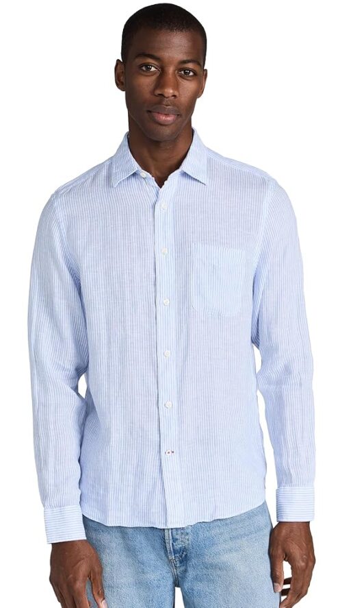 Faherty Men's Linen Laguna Shirt