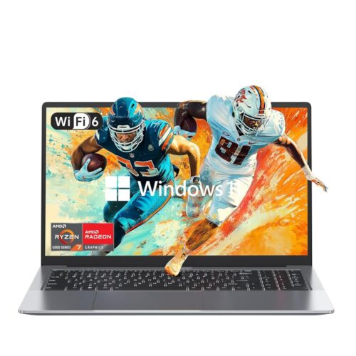 Gaming Laptop AMD Ryzen 7 5825U 16.1-inch IPS 16GB DDR4 (2 * 8GB, Dual Channel) 512GB M.2 2280 NVMe SSD Backlit Keyboard WIFI6 HDMI Type-C USB