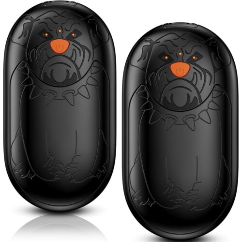 Hand Warmers Rechargeable 2 Pack, 8000mAh Electric Reusable Hand Warmer, Magnetic 2 in 1 Puppy-Shaped Portable Pocket USB Handwarmers with All Day Warmth, Best Warm Winter Gift...