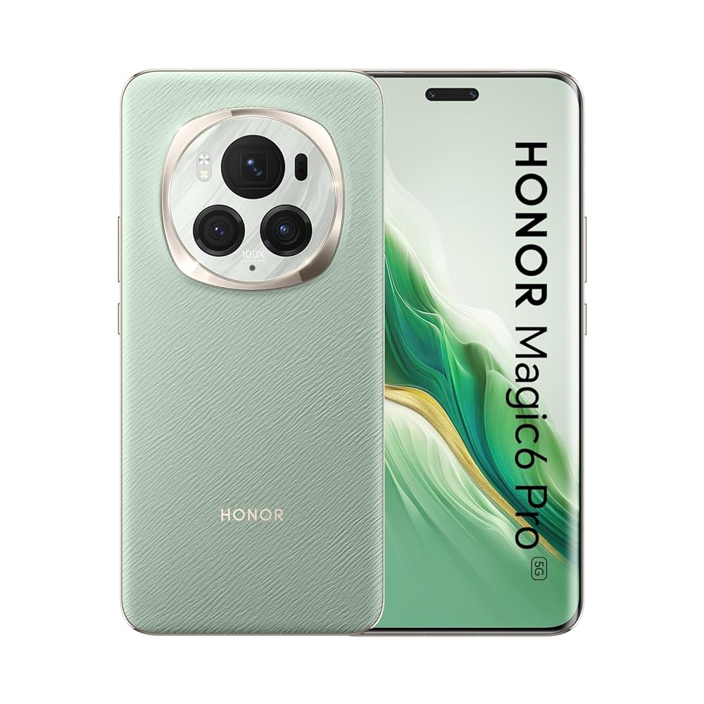 Honor Magic6 Pro Dual SIM 512GB ROM + 12GB RAM (GSM | CDMA) Factory Unlocked 5G Smartphone (Epi Green) – International Version