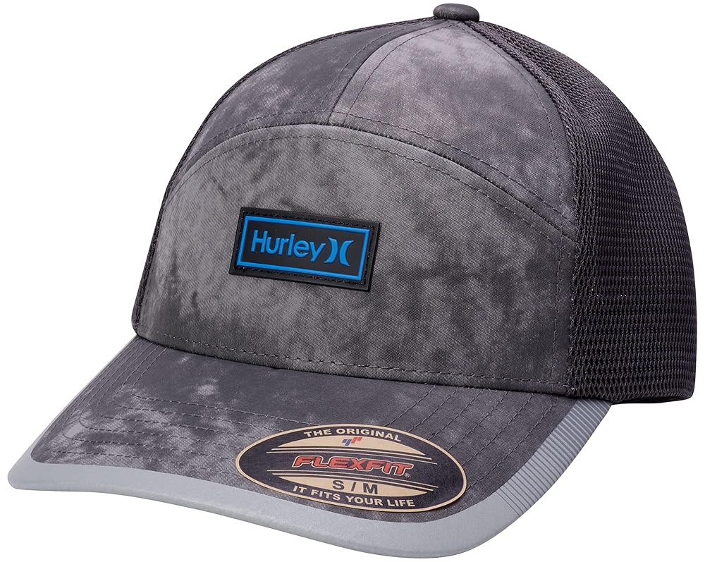 Hurley Men’s Baseball Cap – Mission Curved Brim Fitted Trucker Hat