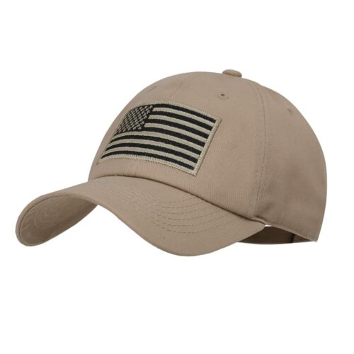 IIN American Flag Baseball Cap for Men Women Low Profile USA Army Tactical Operator Military Plain Dad Hat