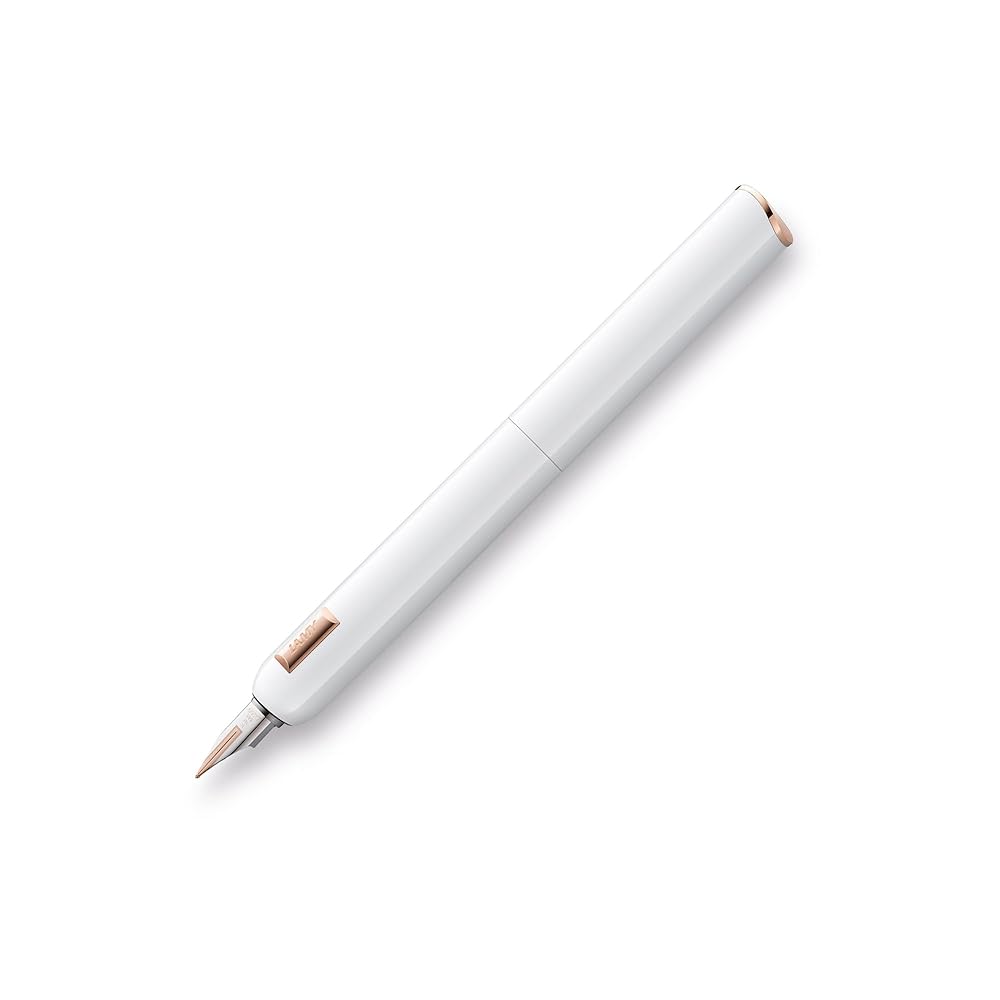 LAMY L81WH-F Fountain Pen, F, Fine Point, Dialog CC, White, Dual Use Type, Genuine Import