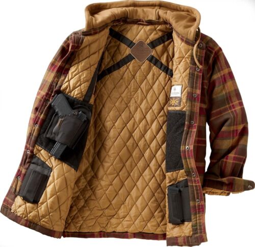 Legendary Whitetails Men's Concealed Carry Maplewood Hooded Shirt Jacket
