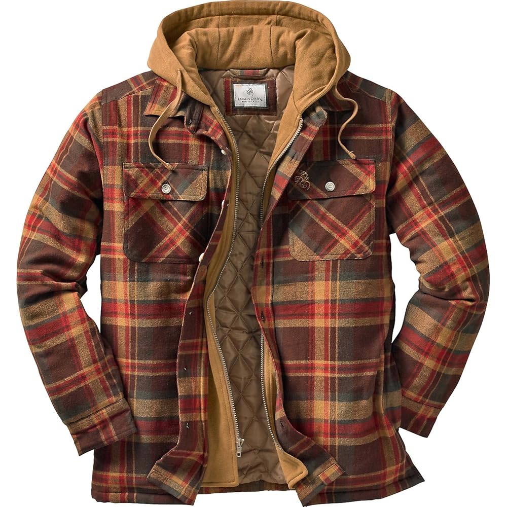 Legendary Whitetails Men’s Maplewood Hooded Shirt Jacket