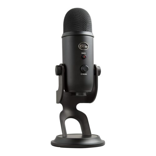Logitech for Creators Blue Yeti USB Microphone for Gaming, Streaming, Podcasting, Twitch, YouTube, Discord, Recording for PC and Mac, 4 Polar Patterns, Studio Quality Sound,...