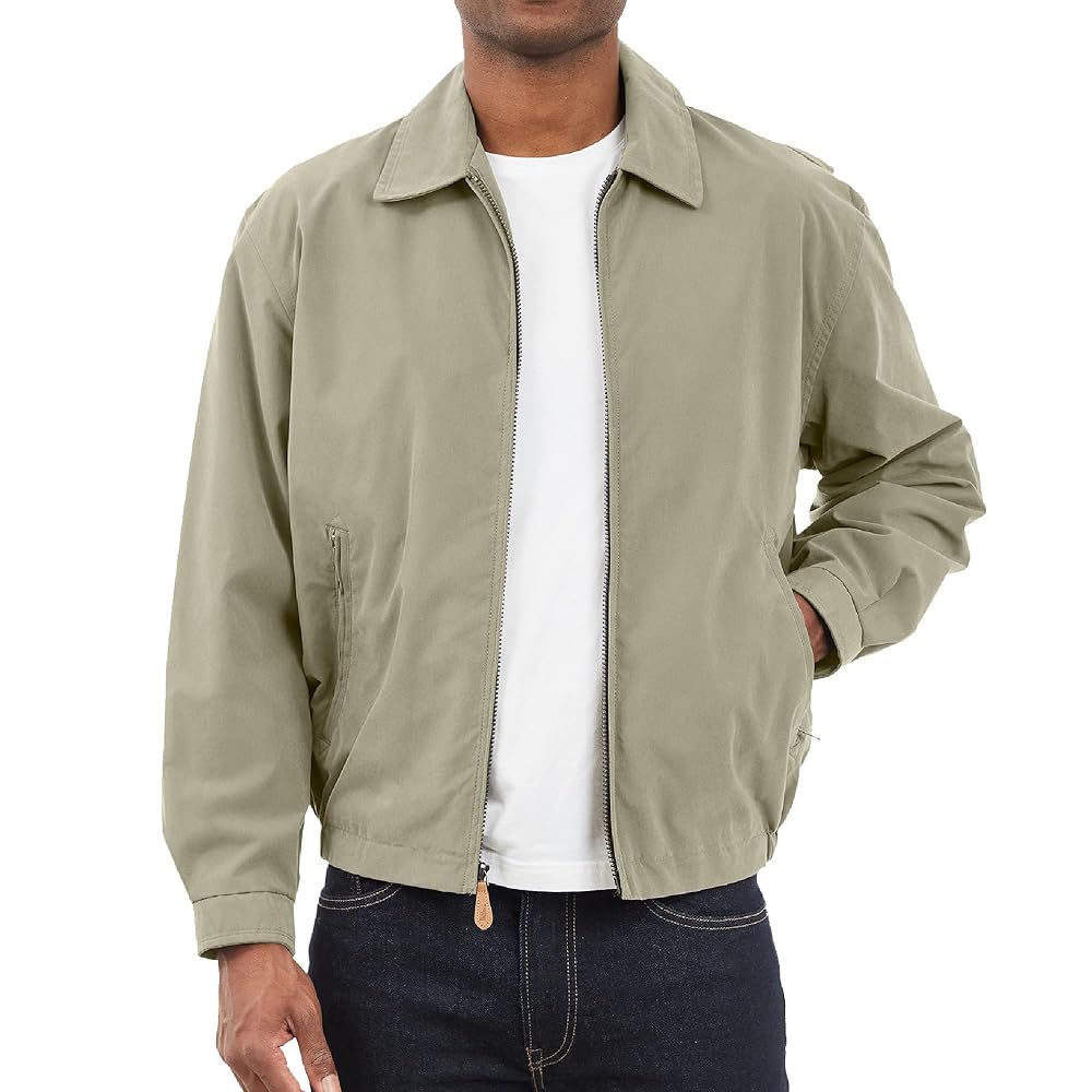 LONDON FOG Men’s Auburn Zip-Front Golf Jacket (Regular & Big-Tall Sizes)