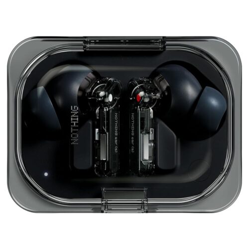 Nothing Ear (a) Wireless Earbuds with ChatGPT Integration, 45dB Hybrid Noise Cancelling Earbuds, Hi-Res Audio, Advanced Equaliser, Dual Connect, 6 Mics, 42.5H Playtime Earbuds...