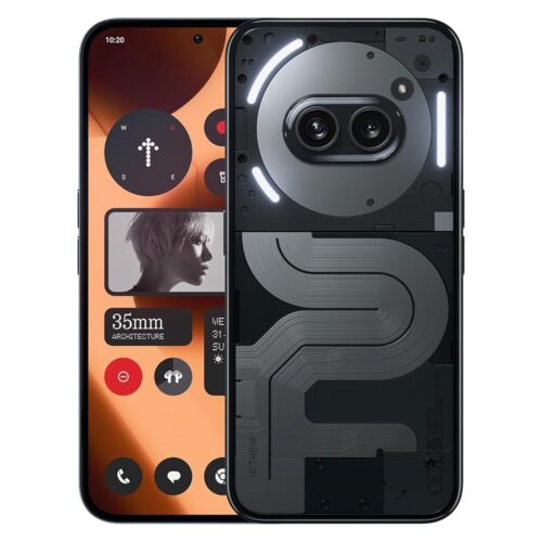 Nothing Phone (2a) Plus Smartphone, MTK 7350 Pro 50 MP Triple Camera, 6.7" 120 Hz AMOLED Display, 5000mAh 50W Fast Charge NFC 12 GB+256 GB Black