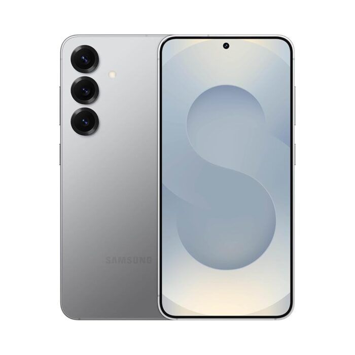 SAMSUNG Galaxy S25 Cell Phone, 128GB AI Smartphone, Unlocked Android, AI Camera, Fast Processor, ProScaler Display, Long Battery Life, 2025, Silver Shadow