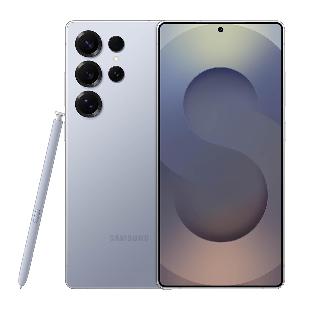 SAMSUNG Galaxy S25 Ultra Cell Phone, 256GB, AI Smartphone, Unlocked Android, AI Camera, Fast Processor, Long Battery Life, 2025, Titanium Silverblue