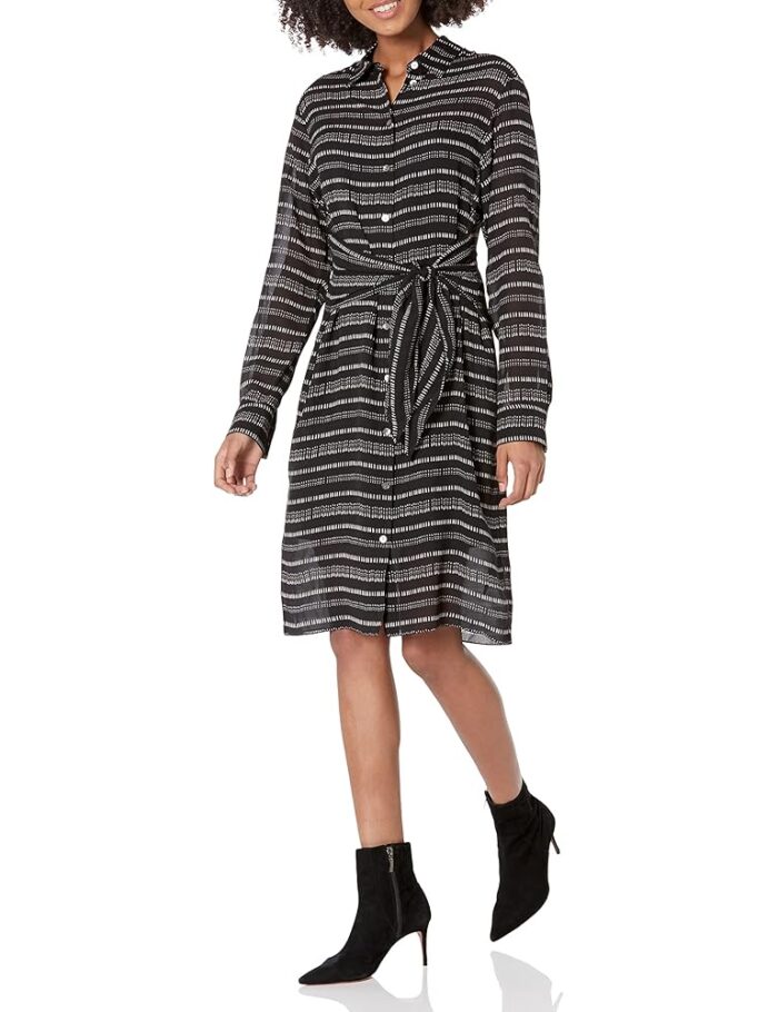 Theory Women's Tie-Waist Shirtdress