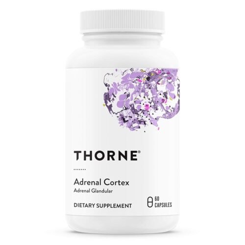 THORNE Adrenal Cortex - Bovine Adrenal Cortex Supplement for Cortisol Management - Support Healthy Adrenal Gland Function, Immune System, Stress Management, Fatigue, and...