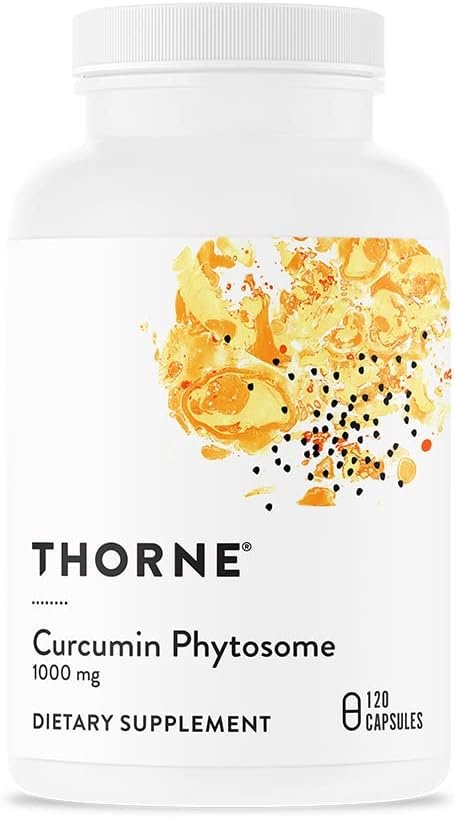 THORNE Curcumin Phytosome 1000 mg (Meriva) - Clinically Studied, High Absorption - Supports Health in Joints, Muscles, GI Tract, Liver, and Brain - 120 Capsules - 60 Servings