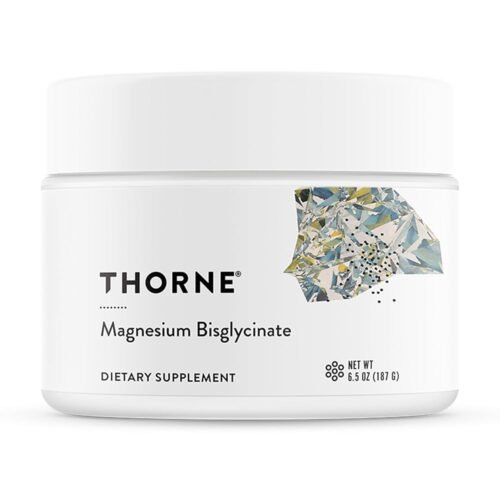 Thorne Magnesium Bisglycinate - Powdered Magnesium Formula - Support Restful Sleep, Muscle Relaxation, Heart Health, and Metabolism - NSF Certified for Sport - Gluten-Free - 6.5...