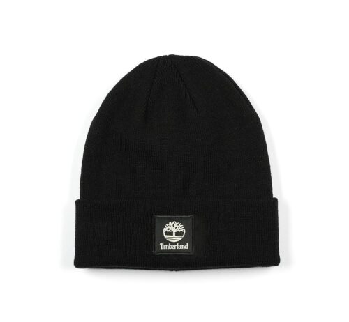 Timberland Men's Cuffed Beanie with Tonal Patch