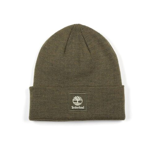 Timberland Men's Cuffed Beanie with Tonal Patch