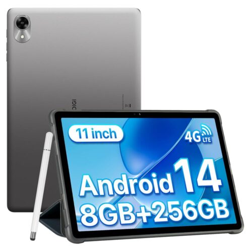 UMIDIGI G9 Tab Tablet 11 Inch,Android 14 Tablet Dual SIM Card Slots 8GB+256GB+1TB Expand,Android Tablet with Stylus&Case 7200mAh and 13+8MP Cameras,2024 Cellular Tablet with...