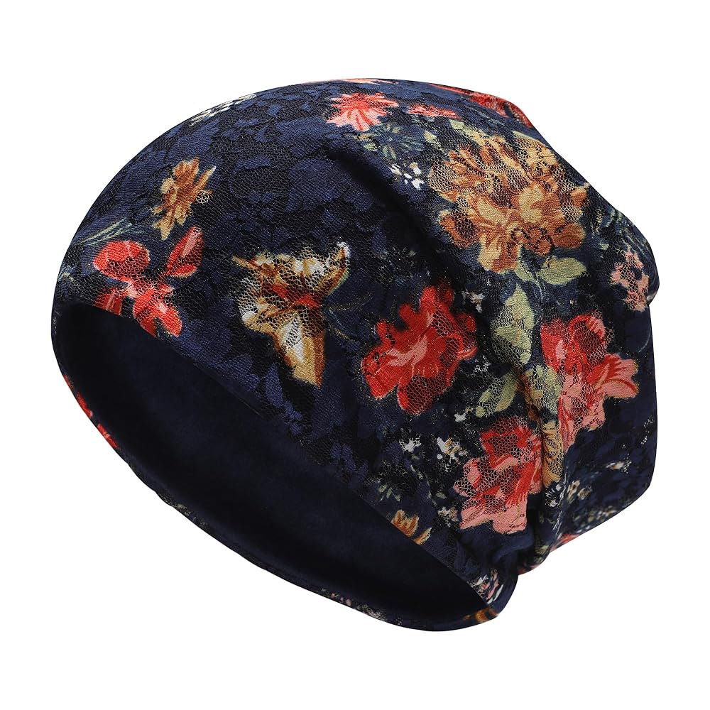 ZLYC Women Lightweight Fleece Slouchy Beanie Warm Winter Hat Chemo Headwear Cap